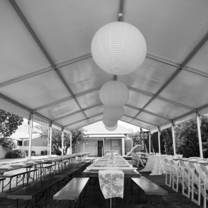 wedding pavilion at home