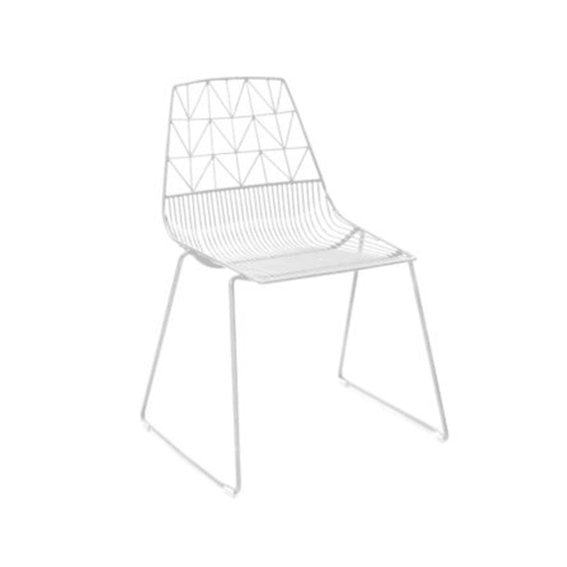 white modern chair
