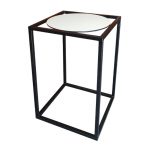 black and white bar table