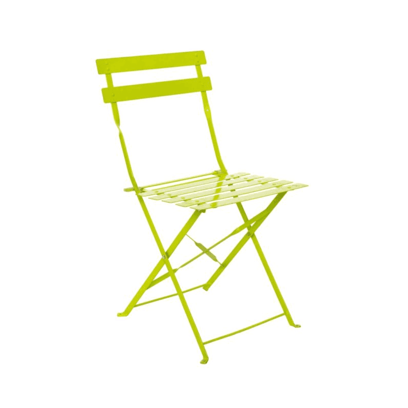 lime botanical chair