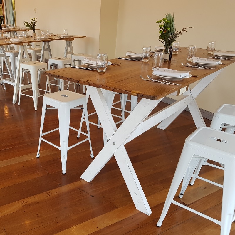 Harvest leg dining table National Wine Centre