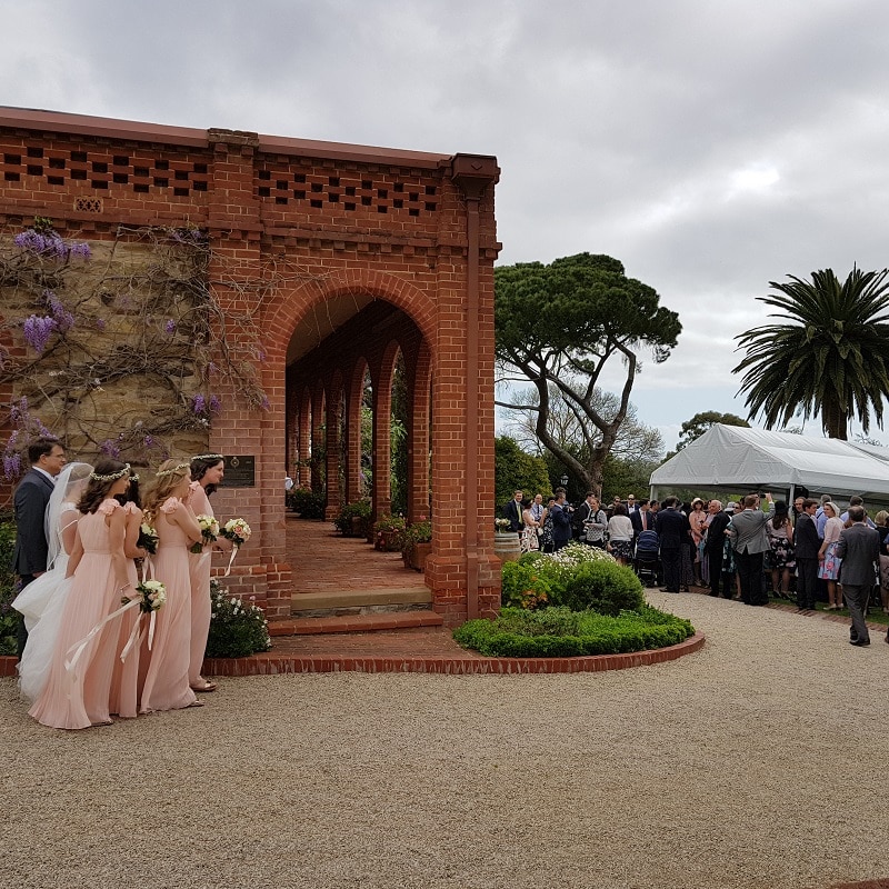 Wedding Hire Adelaide bride ceremony