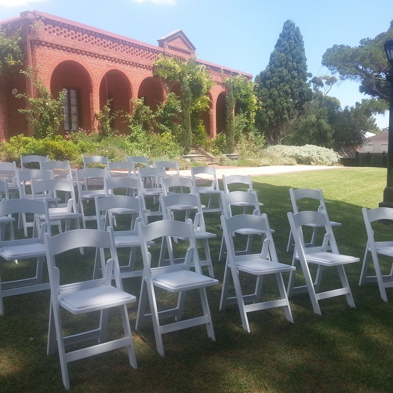 Garden cermony at Beaumont House