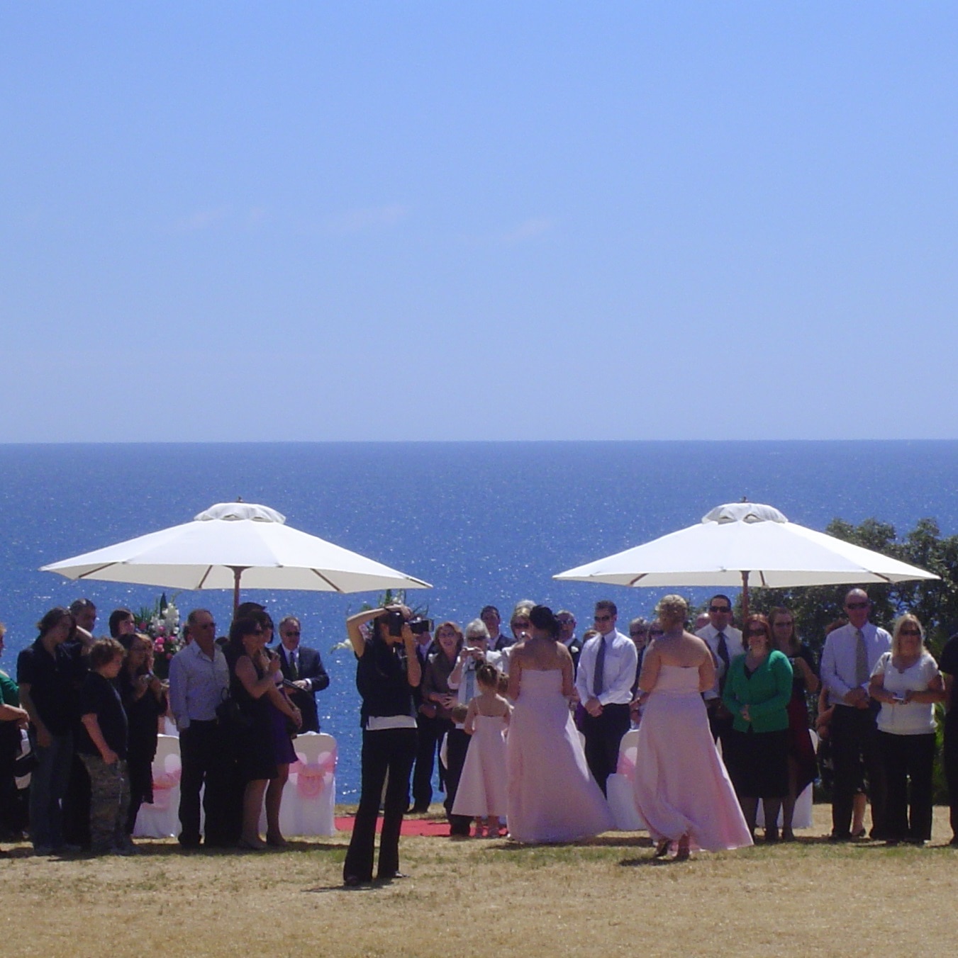 Wedding Hire Adelaide Beach wedding market umbrellas