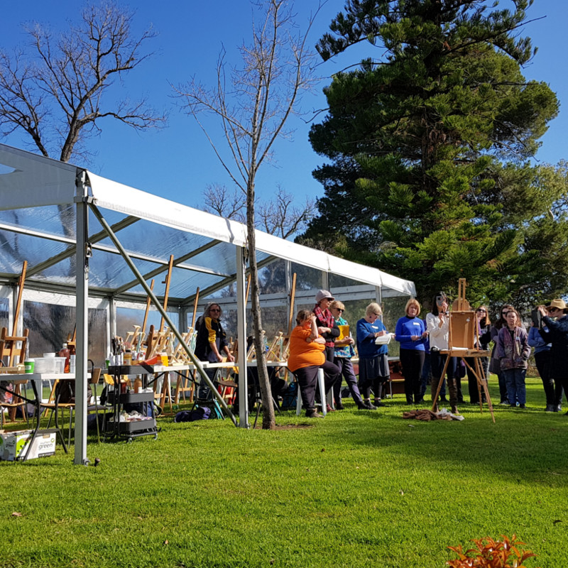 En Plein Air Painting on the River