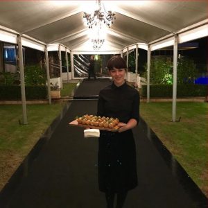 Private event pavilion walkway