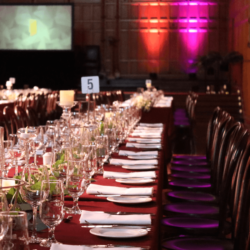 Furniture Hire Adelaide glasses cutlery crockery