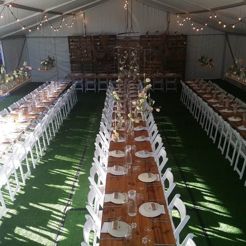 Furniture Hire Adelaide Wooden Trestles Americana Chairs