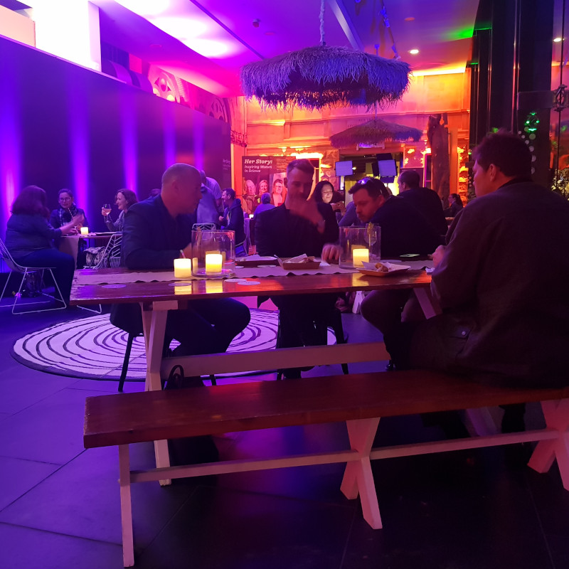 Furniture Hire Adelaide Harvest bench seats