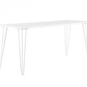 Hairpin dining table white