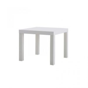 White coffee table 45cm