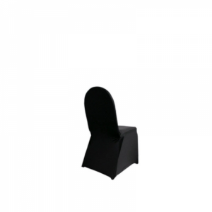 Black chair cover