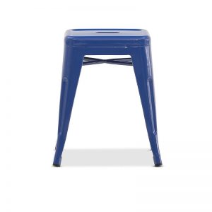 Dark Blue Tolix Stool 46cm