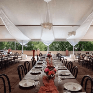 Marquee accessories - Roof & wall swags
