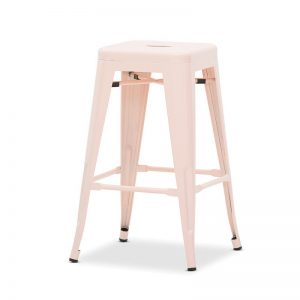 Pink Tolix Stool 66cm