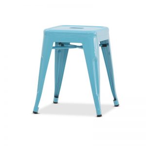 Light Blue Tolix Stool 46cm
